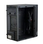 Caja pc akyga micro atx ak36bk 1x usb 3.0 black sin fuente