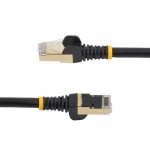 5m cat6a ethernet cable        cabl black - shielded copper wire