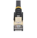 5m cat6a ethernet cable        cabl black - shielded copper wire