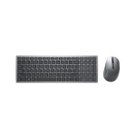 Dell km7120w teclado rf wireless + bluetooth qwerty alemán gris, titanio