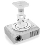 Techly ica-pm 100wh montaje para projector techo blanco