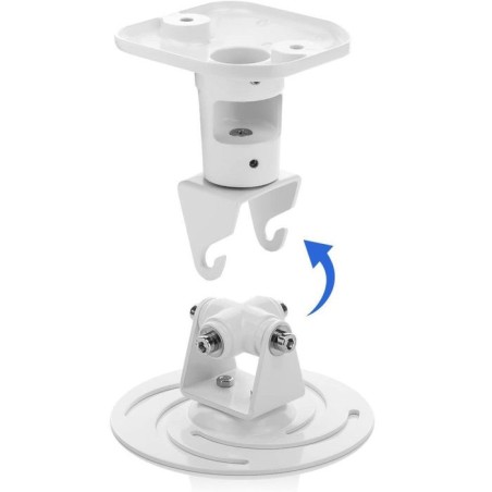 Techly ica-pm 100wh montaje para projector techo blanco