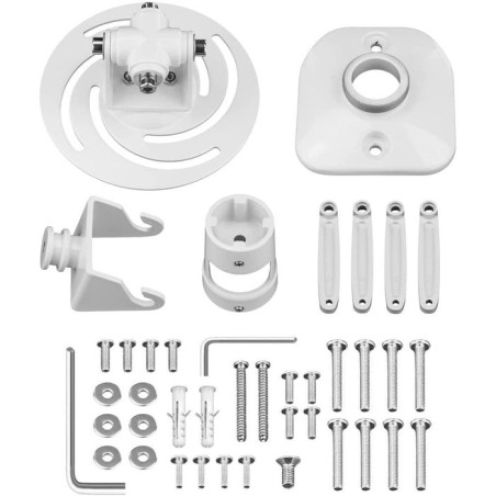 Techly ica-pm 100wh montaje para projector techo blanco