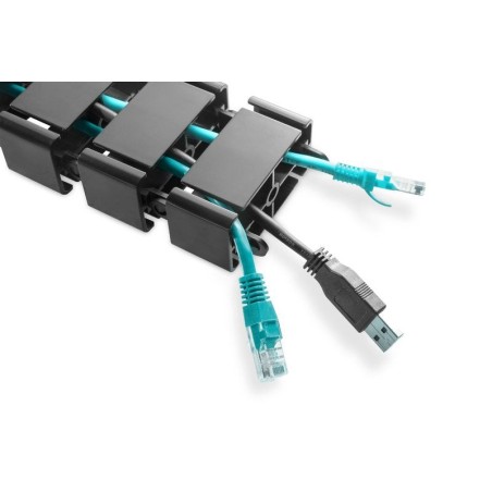 Assmann electronic da-90505 canaleta para cable bandeja portacables curva negro