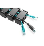 Assmann electronic da-90505 canaleta para cable bandeja portacables curva negro