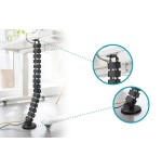 Assmann electronic da-90505 canaleta para cable bandeja portacables curva negro