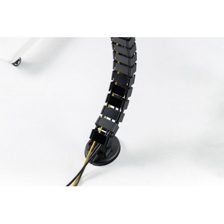 Assmann electronic da-90505 canaleta para cable bandeja portacables curva negro