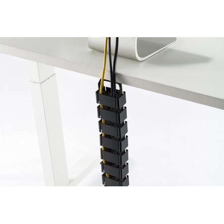 Assmann electronic da-90505 canaleta para cable bandeja portacables curva negro