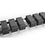 Assmann electronic da-90505 canaleta para cable bandeja portacables curva negro
