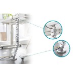 Canaleta para cables bandeja portacables plata da-90506