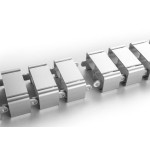 Canaleta para cables bandeja portacables plata da-90506