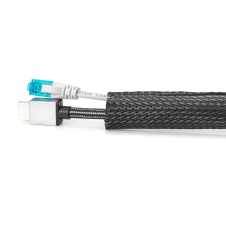 Digitus da-90507 protector de cable mantenimiento de cables negro 2m