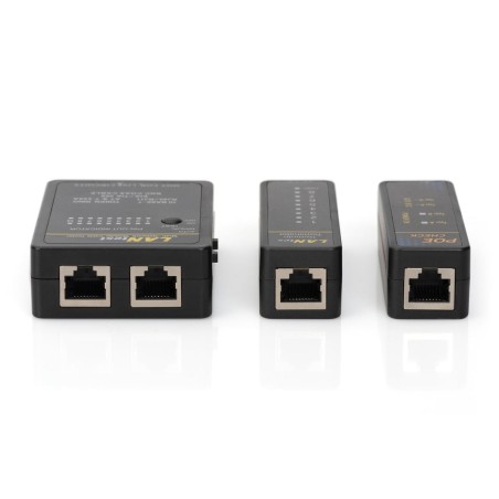 Comprobador de cables digitus multi-red rj45 bnc