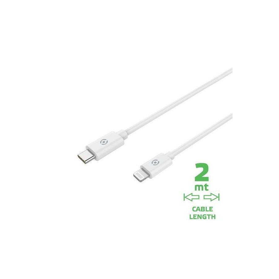 Cable tipo c a lightning 2m blanco