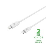 Cable tipo c a lightning 2m blanco