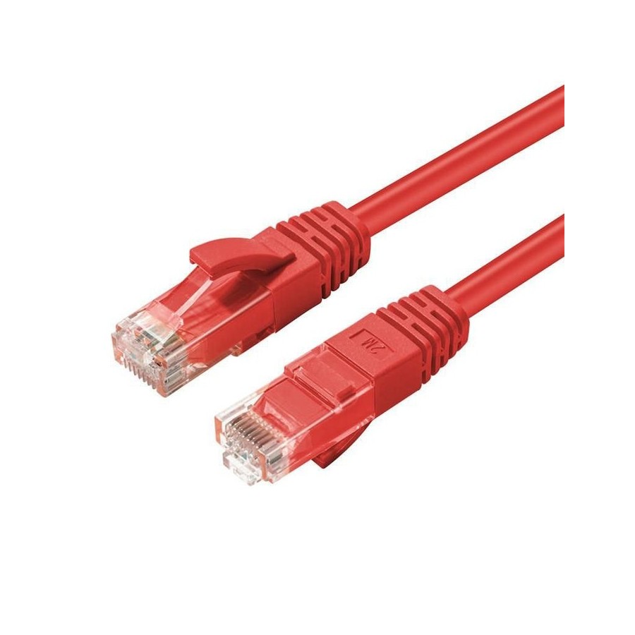 Microconnect cat6 u/utp 10m cable de red rojo u/utp [utp]