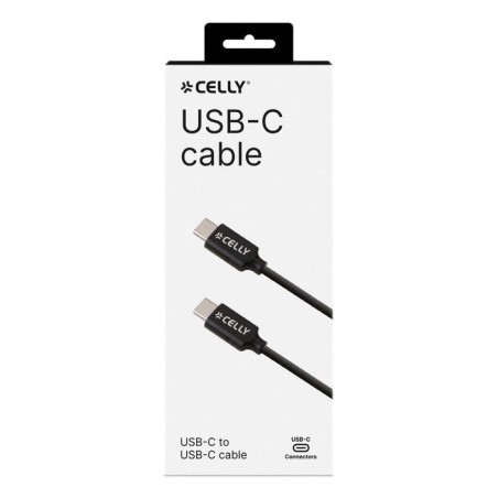 Celly usbcusbcbk cable usb 1 m usb 3.2 gen 1 (3.1 gen 1) usb c negro