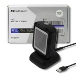 Qoltec 50864 lector de código de barras lector de códigos de barras fijo 1d/2d led negro