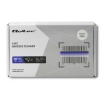 Qoltec 50864 lector de código de barras lector de códigos de barras fijo 1d/2d led negro