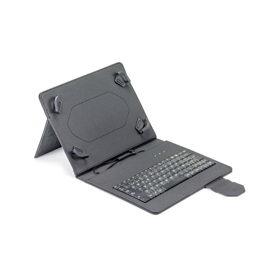 Funda tablet maillon urban keyboard usb 9.7"-10.2" negro
