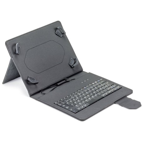 Funda tablet maillon urban keyboard usb 9.7"-10.2" negro