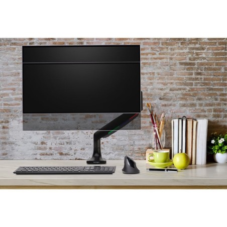 Brazo para monitor kensington 1tft, negro de un solo toque