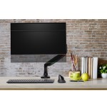 Brazo para monitor kensington 1tft, negro de un solo toque