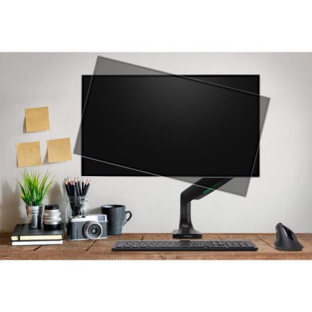 Brazo para monitor kensington 1tft, negro de un solo toque