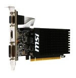 Tarjeta gráfica msi geforce gt 710 2gd3h lp - 954mhz - 2gb ddr3 - dvi-d - hdmi - vga - perfil bajo