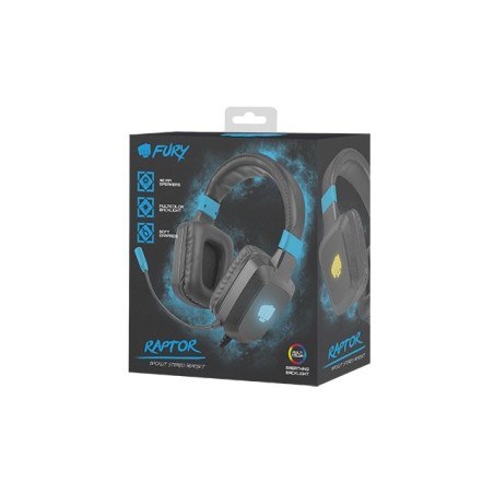 Natec auriculares fury raptor (micrófono)