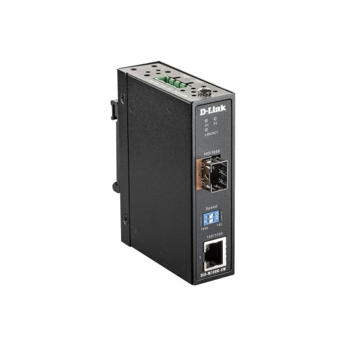 D-link dis-m100g-sw convertidor de medio 4000 mbit/s multimodo, monomodo negro