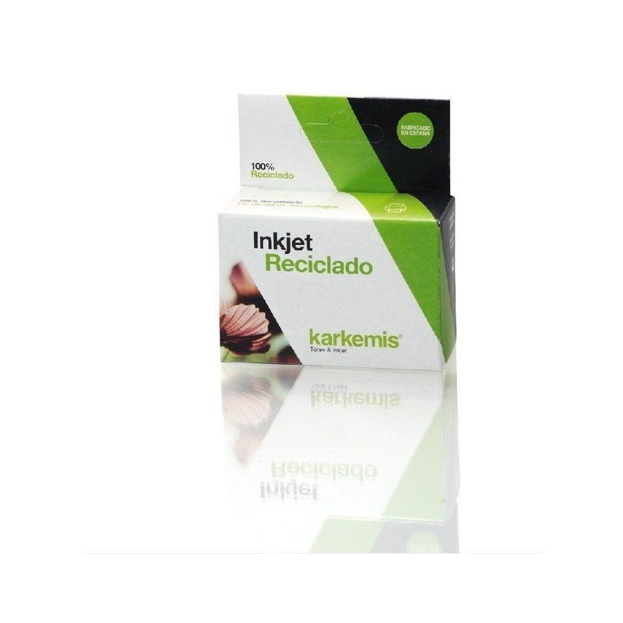 Cartucho de tinta reciclado karkemis brother lc980-lc1100 negro