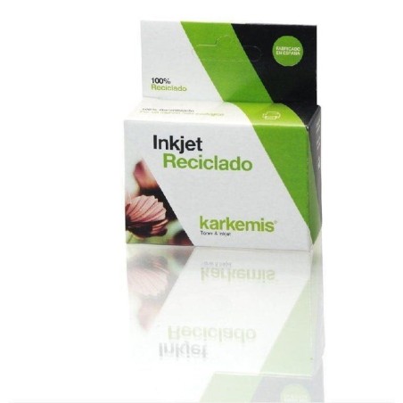 Cartucho de tinta reciclado karkemis brother lc980-lc1100 negro