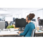 Auriculares logitech zone wired ms teams con micrófono usb negros
