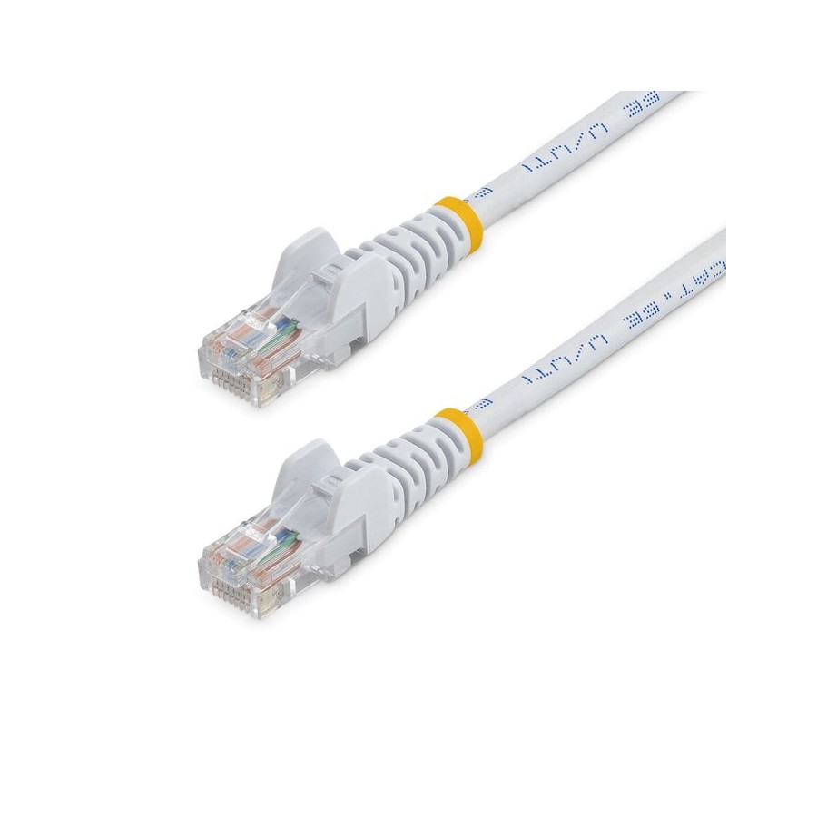 Startech cable de red cat5e utp 3m blanco 45pat3mwh