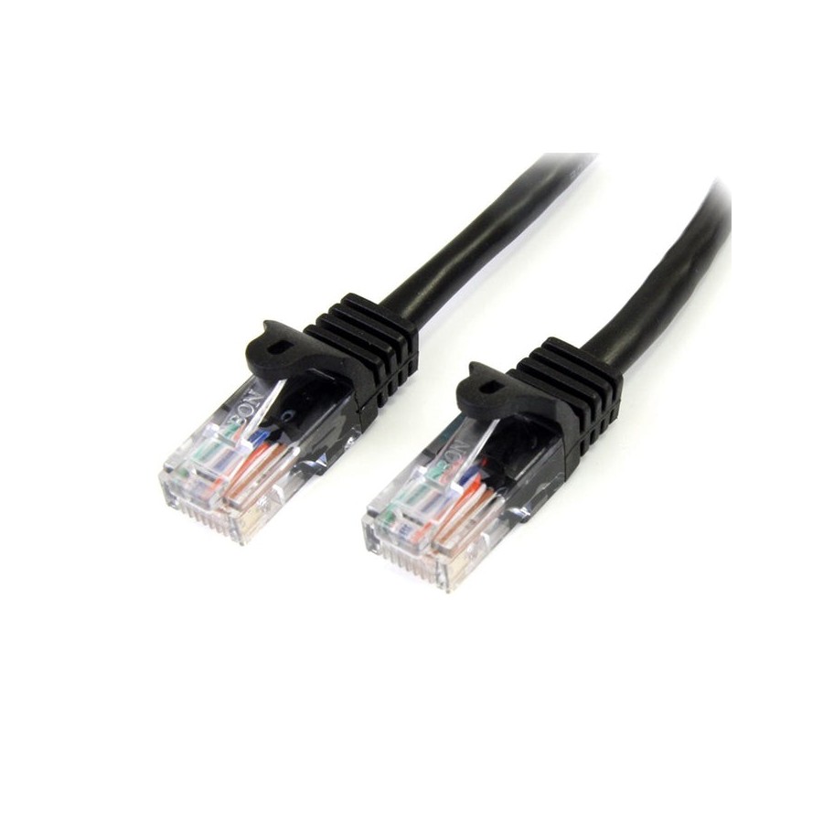 Startech cable de red cat5e utp 2m negro  45pat2mbk
