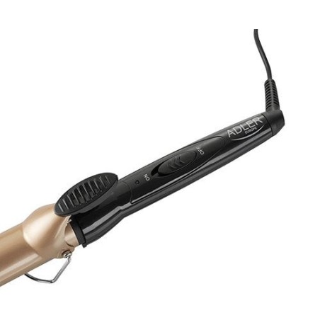 Adler ad 2112 utensilio de peinado rizador de pelo caliente negro, oro rosa 55 w
