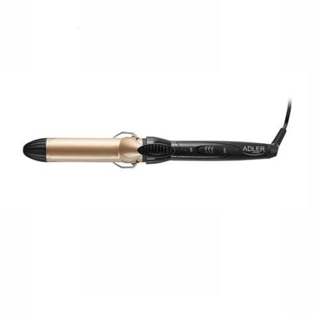 Adler ad 2112 utensilio de peinado rizador de pelo caliente negro, oro rosa 55 w