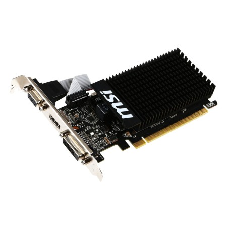 Tarjeta gráfica msi geforce gt 710 2gd3h lp - 954mhz - 2gb ddr3 - dvi-d - hdmi - vga - perfil bajo