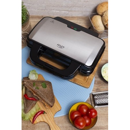 Sandwichera xxl tamaño usa adler ad 3043