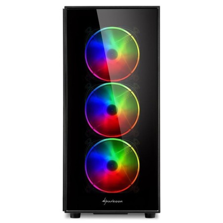 Caja pc sharkoon tg5 pro atx 2xusb3.0 2xusb2.0 sin fuente rgb