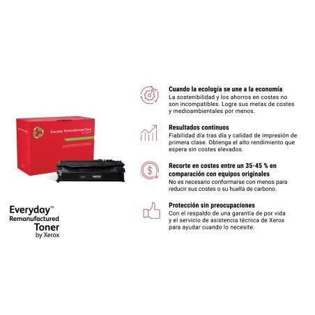 Xerox cartucho de tóner negro. equivalente a hp cf540x.