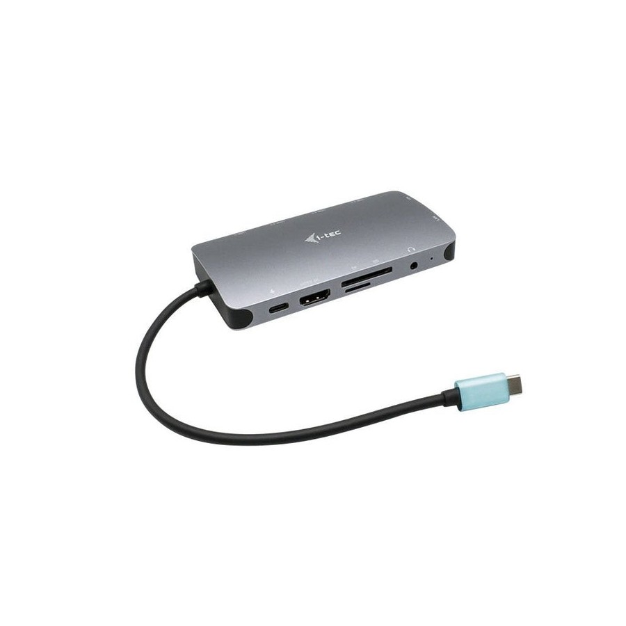 I-tec metal usb-c nano dock hdmi/vga with lan + power delivery 100 w