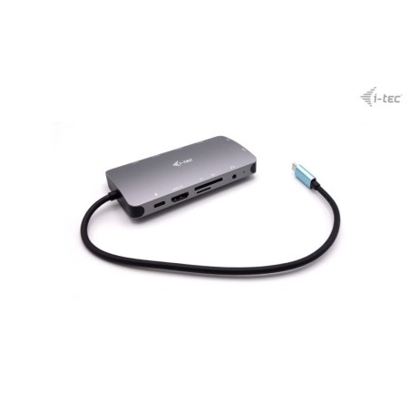 I-tec metal usb-c nano dock hdmi/vga with lan + power delivery 100 w