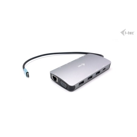 I-tec metal usb-c nano dock hdmi/vga with lan + power delivery 100 w
