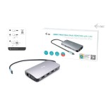 I-tec metal usb-c nano dock hdmi/vga with lan + power delivery 100 w