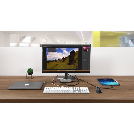 I-tec metal usb-c nano dock hdmi/vga with lan + power delivery 100 w