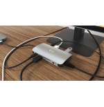 I-tec metal usb-c nano dock hdmi/vga with lan + power delivery 100 w
