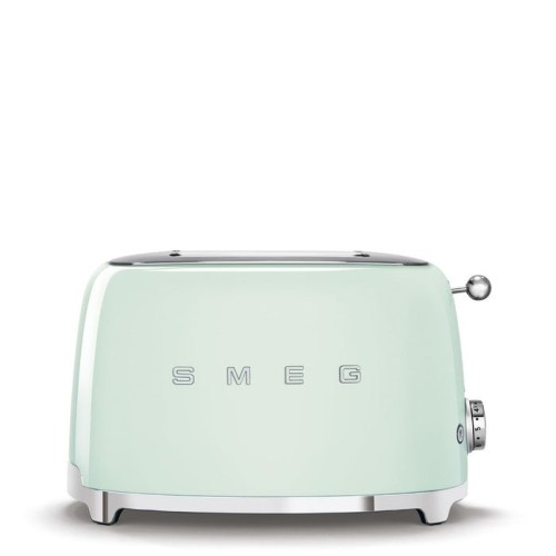 Tostadora smeg tsf01pgeu 2 rebanada(s) verde acero, botones, nivel, giratorio, 950 w, 220 - 240 v
