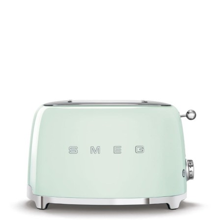 Tostadora smeg tsf01pgeu 2 rebanada(s) verde acero, botones, nivel, giratorio, 950 w, 220 - 240 v
